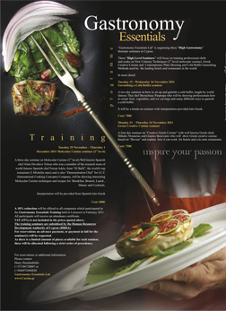 Gastronomy Essentials Training - Inspire Your Passion