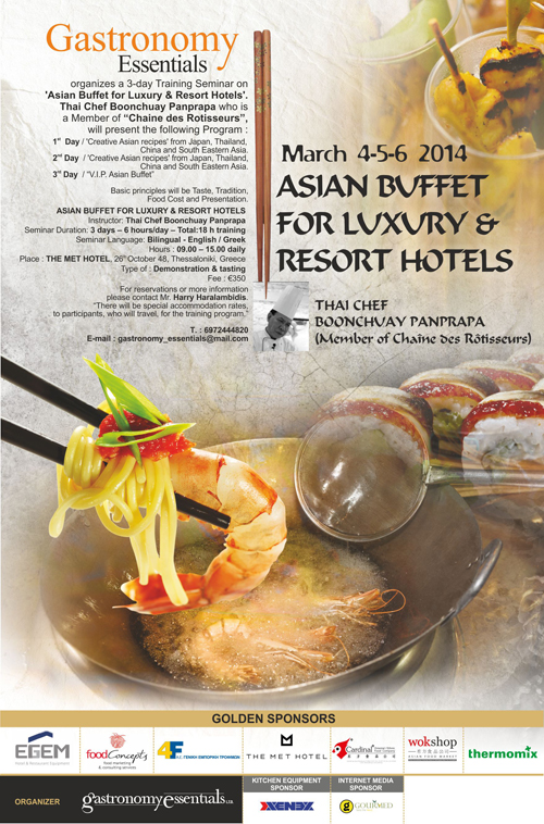 Seminar on Asian Buffet for Luxury & Resort Hotels