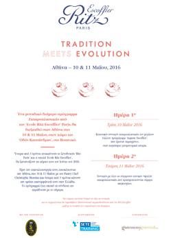 Tradition Meets Evolution - Ecole Ritz Escoffier