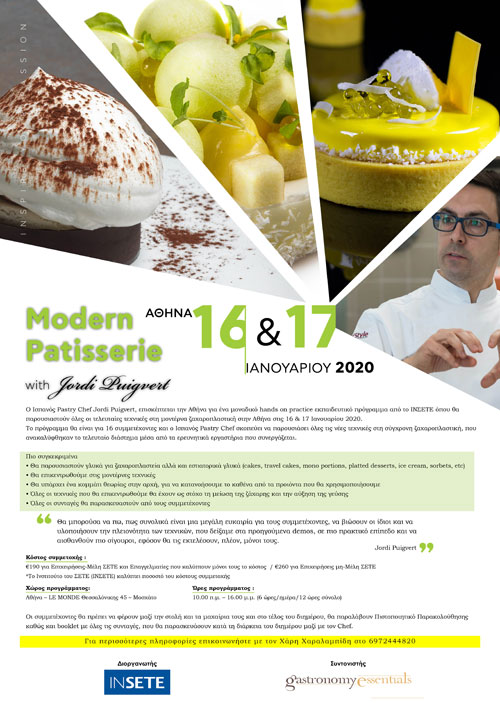 Modern Patisserie with Jordi Puigvert