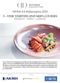 Alain Ducasse Education. 3-Star Starters & Main Courses